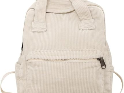 Small Backpack Purse for Women Cute Mini Backpack Purse Aesthetic Backpack Tiny Corduroy Backpack Mini Bookbag Purse