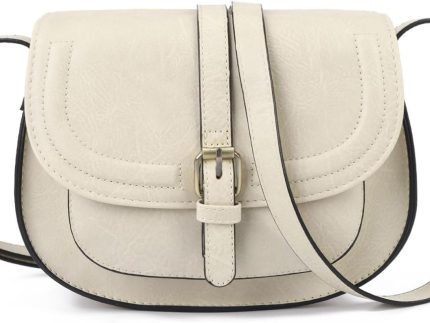 Crossbody Bags for Women,Small Saddle Purse and Boho Cross Body Handbags,Vegan Leather