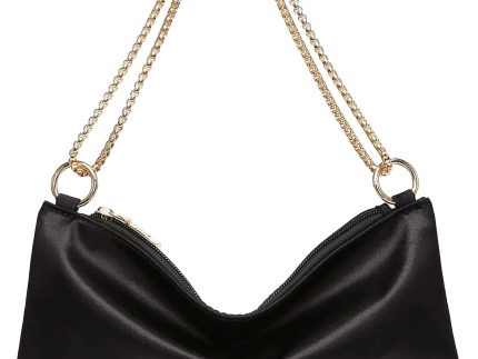 Women's Satin Evening Handbag Shoulder Bag Purse