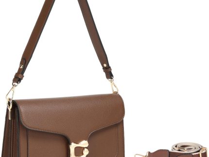 Crossbody Bags for Women Trendy - Small Cross Body Purse Shoulder Bag Leather Handbags Evening Clutch with 2 Straps