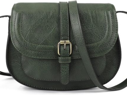 Crossbody Bags for Women,Small Saddle Purse and Boho Cross Body Handbags,Vegan Leather