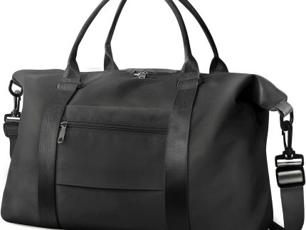 Travel Duffle Bag, Waterproof Weekender Bag Carry On Tote Bags for Women, Travel Essentials Sport Gym Bag for Men, Hospital Bag for Labor and Delivery, Overnight Bag Luggage Bag with Trolley Sleeve