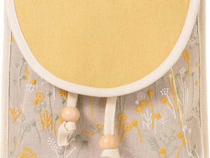 Floral Embroidered Backpack Purse for Women Small Travel Handbag Shoulder Bag Daypack